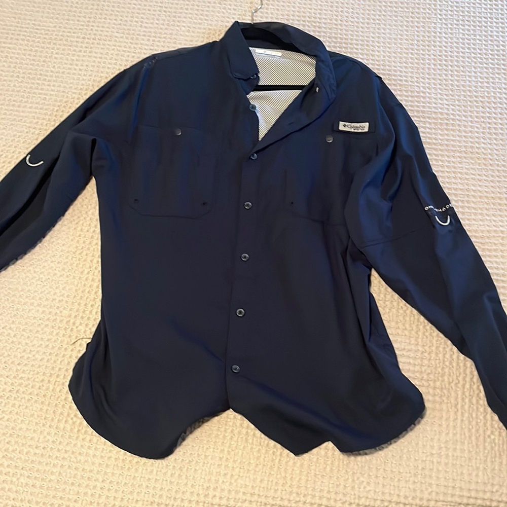 Columbia LongSleeve PFG Shirt (Mens)